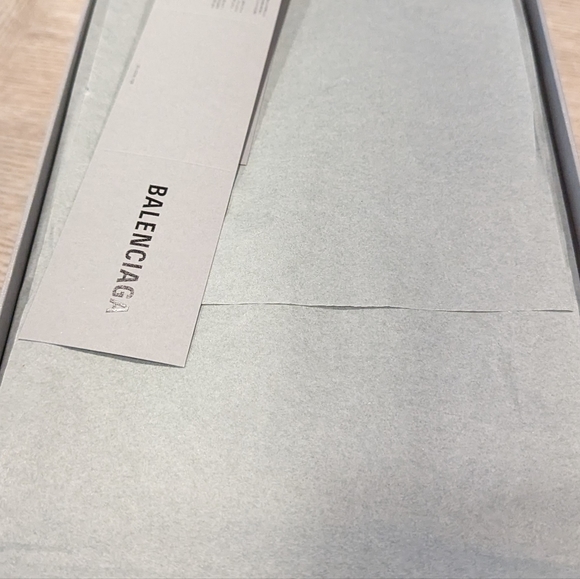 Mens Balenciaga Faux Shearling Slip On Mules Beige - Picture 9 of 9